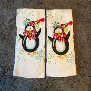 2/$30  - Penguin Kitchen Terry Towels, set of two New